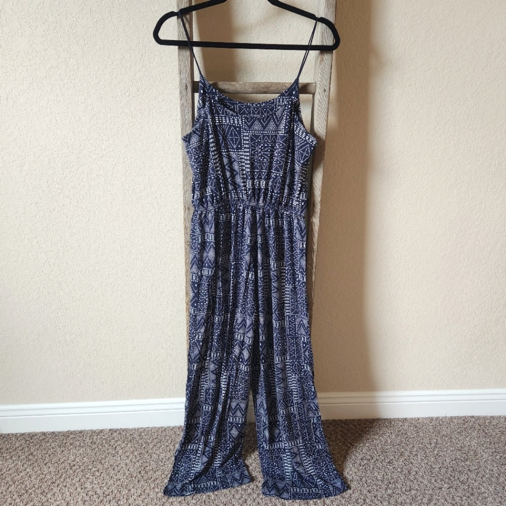 H&M Basic Women's Blue Romer Junpsuit- Size Small